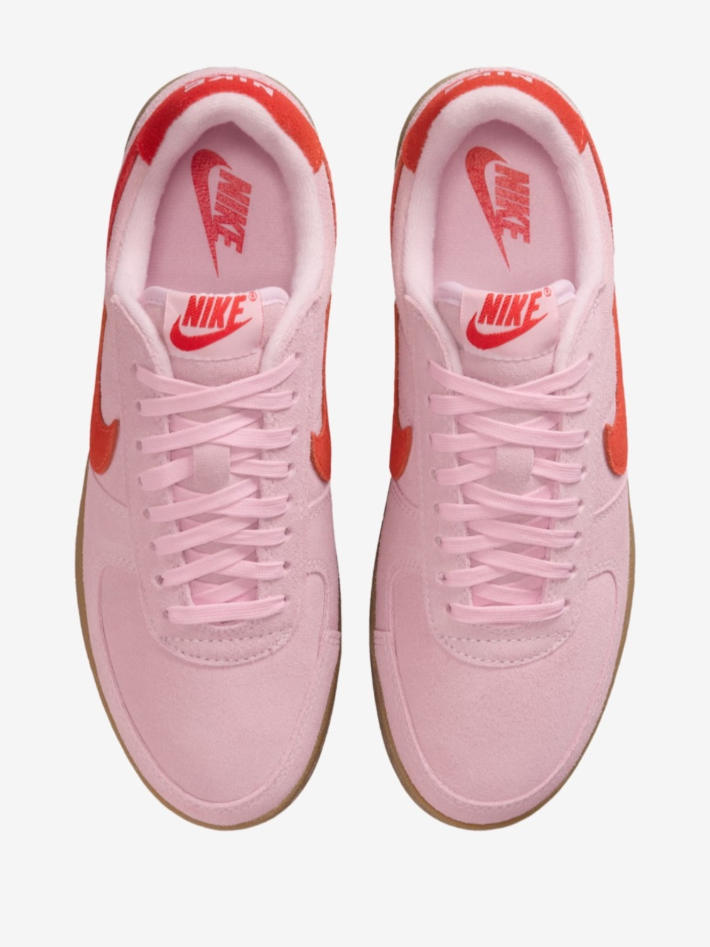 NEW Nike Pink and Coral Suede Women's Sneakers - Picture 8 of 16